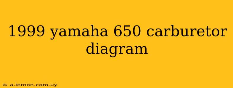 1999 yamaha 650 carburetor diagram