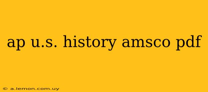 ap u.s. history amsco pdf