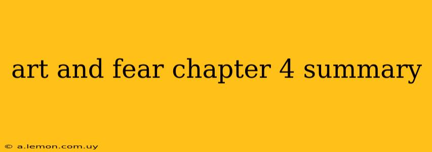 art and fear chapter 4 summary