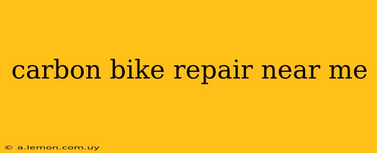 carbon bike repair near me