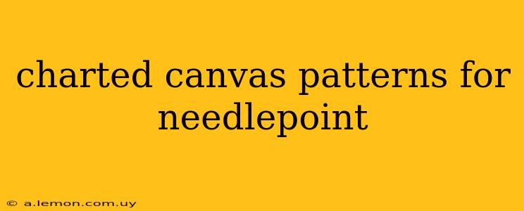 charted canvas patterns for needlepoint