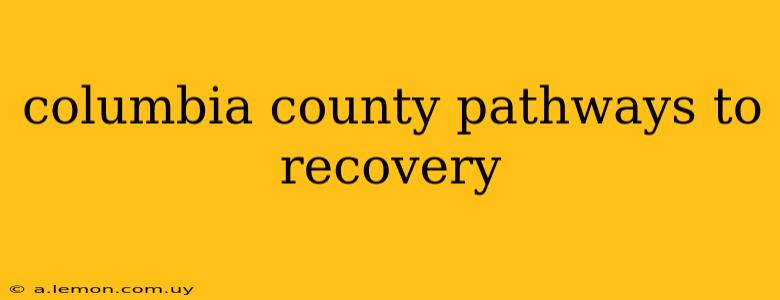 columbia county pathways to recovery