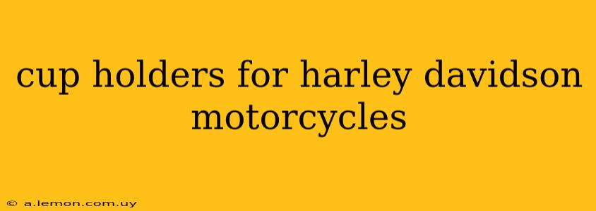 cup holders for harley davidson motorcycles