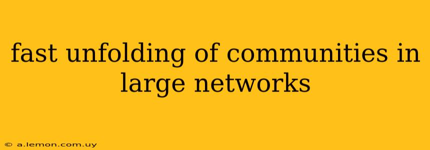 fast unfolding of communities in large networks