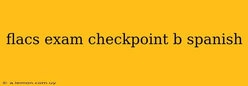 flacs exam checkpoint b spanish