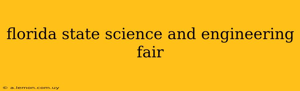 florida state science and engineering fair