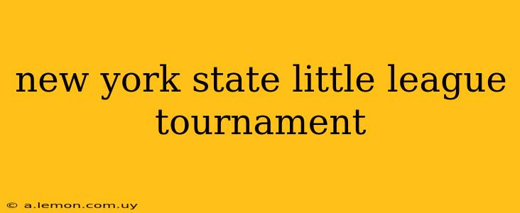 new york state little league tournament