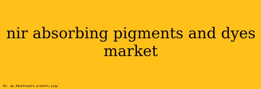 nir absorbing pigments and dyes market