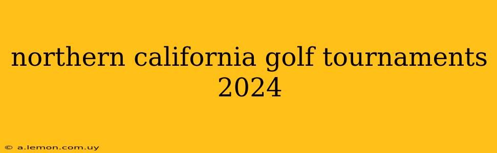 northern california golf tournaments 2024