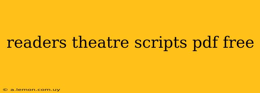 readers theatre scripts pdf free