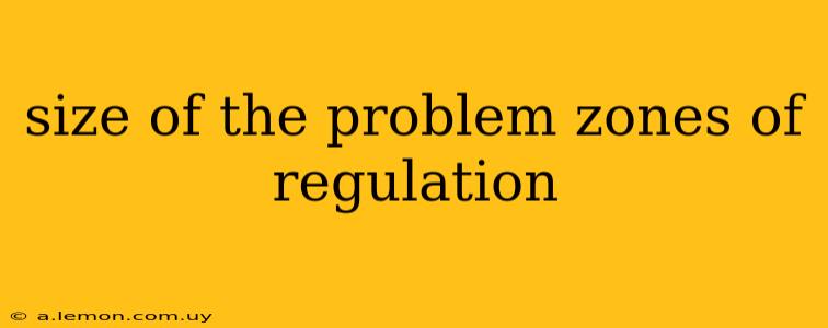 size of the problem zones of regulation