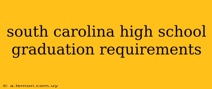 south carolina high school graduation requirements