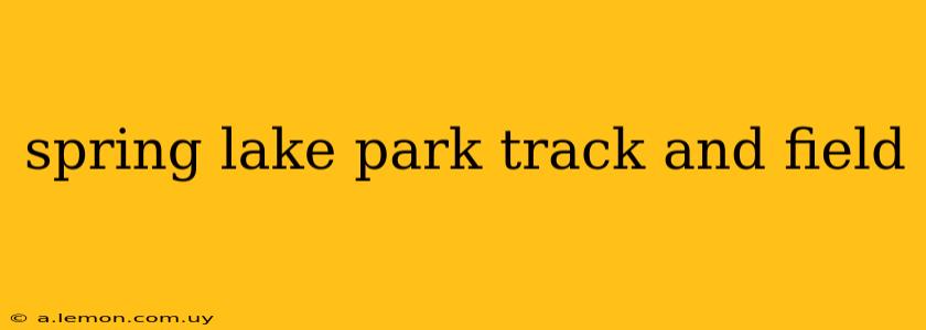 spring lake park track and field