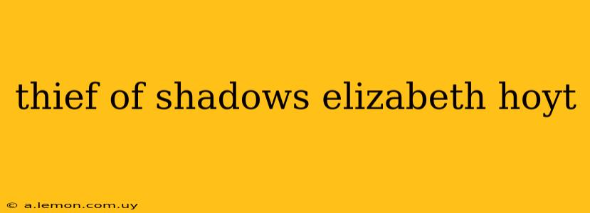 thief of shadows elizabeth hoyt