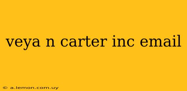 veya n carter inc email