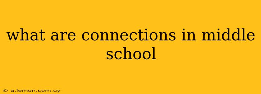 what are connections in middle school